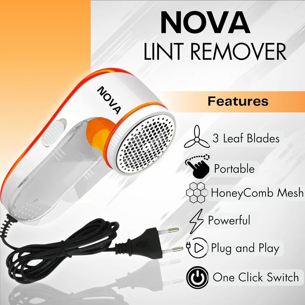 Nova Lint Remover for Clothes - Fabric Cleaner Tint and Dust Remover